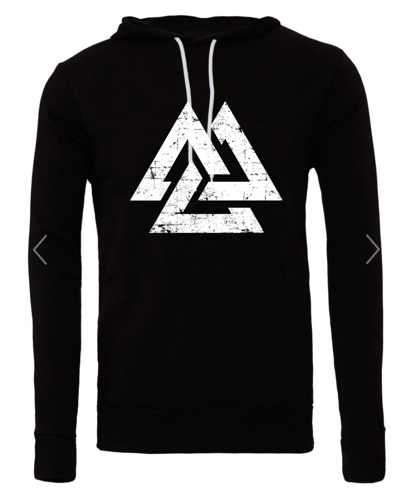 White Logo Hoodie - Unisex