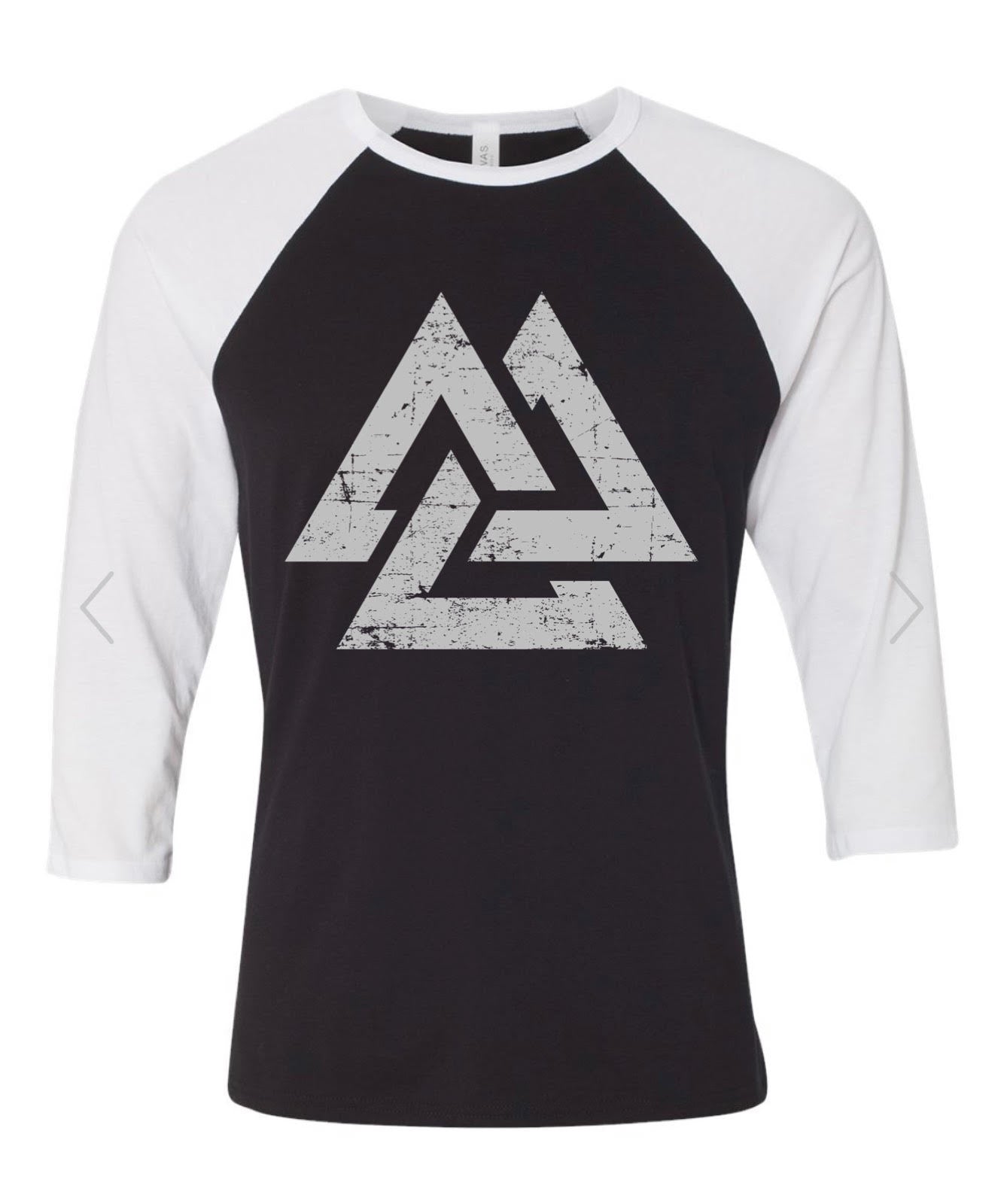 Baseball Tee - Unisex Fit white logo