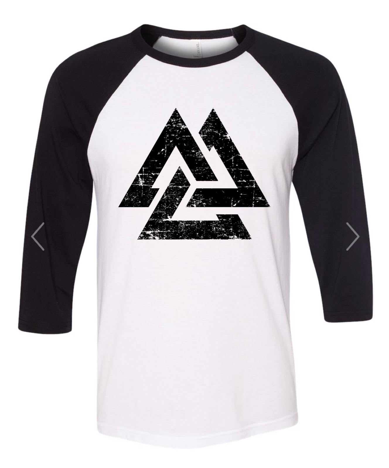 Baseball Tee - Unisex Fit black logo